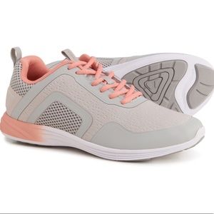 NWOT gray & peach Vionic Jojo lace-up sneaker